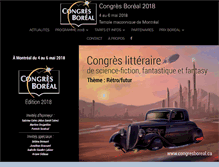 Tablet Screenshot of congresboreal.ca